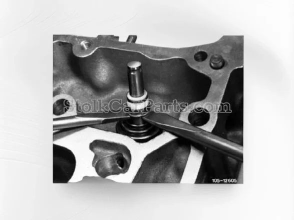 handleiding vervangen klepsteelrubber Mercedes
